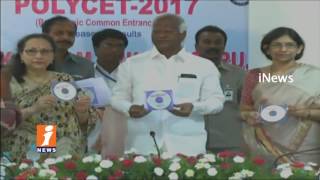 Telangana Polycet 2017 Results Released By Kadiyam Srihari | iNews