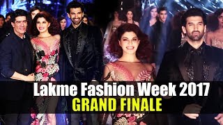 Lakme Fashion Week 2017 Grand Finale - Jacqueline Fernandez & Aditya Roy Kapur