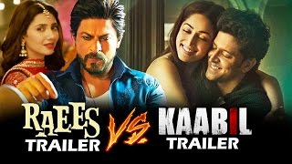Shahrukh's RAEES Trailer BEATS Hrithik's KAABIL Trailer