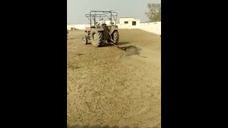 गाय को ट्रेक्टर से बांधकर घसीटने का वीडियो हुआ वायरल