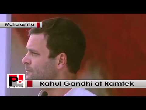Rahul Gandhi seeks peopleâ€™s support at Congress election rally at Ramtek, Maharashtra