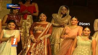 Fashion Show Attracts Fashion Lovers in Hyderabad City | Metro Colors | iNews