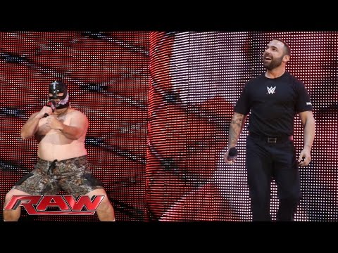 Larry the Cable Guy and Santino Marella address the WWE Universe- Raw, November 24, 2014 - WWE Wrestling Video