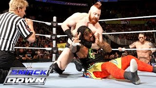 The Usos vs. Sheamus & Rusev of The League of Nations: SmackDown