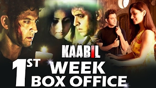 Hrithik's KAABIL - 1st WEEK DAY-WISE COLLECTION - BOX OFFICE