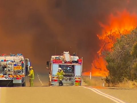 Raw- Firefighters Battle Bushfires in Australia News Video