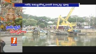 Grand Arrangements For Ganesh Immersion at Tank Bund | Hyderabad | iNews