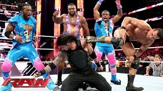 Roman Reigns competes in a 'One vs. All' Match: WWE Raw, January 11, 2016