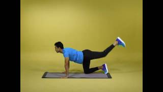 Four easy exercises for back pain.