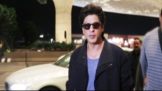 Shahrukh Khan Off To Vancouver For TEDtalks, Spotted At Airport