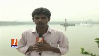 Tank Bund Filled with Flood Water | Live Updates | Hyderabad | iNews