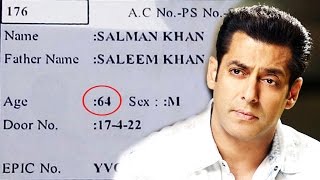 Salman Khan Is 64 Years Old - Fake Voter ID Card Goes Viral