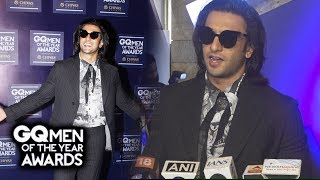 Ranveer Singh In Stylish Avatar At GQ Men Of The Year Awards 2017