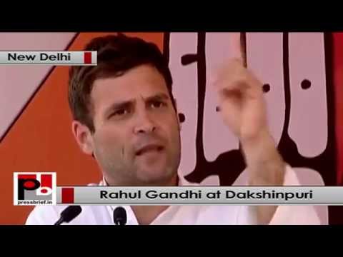 Rahul Gandhi visits New Delhi to address an election rally