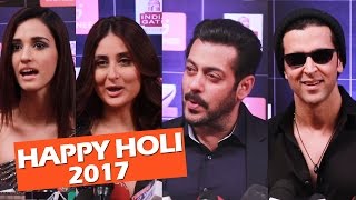 Bollywood Celebs WISHES Happy Holi To All | Salman Khan, Kareena, Hrithik Roshan