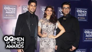 Jacqueline Fernandez, Sidharth Malhotra, Karan Johar At GQ Men Of The Year Awards 2017