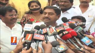 YCP Leader Dharmana Prasada Rao Protest With Black Ribbon In Srikakulam On AP Special Status | iNews