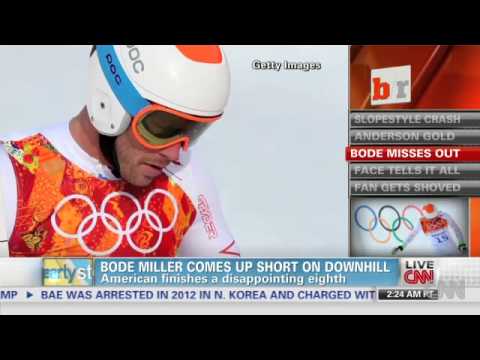 Bode Miller falls short in downhill News Video