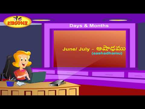 Learn - Days & Months - with Animation