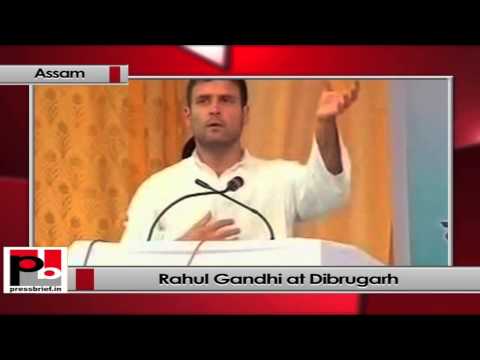 Rahul Gandhi's election rally at Dibrugarh in Assam