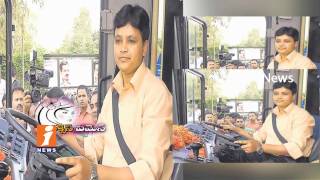 First Woman Bus Driver Saritha Wants To Work in Telangana | Face To Face With iNews