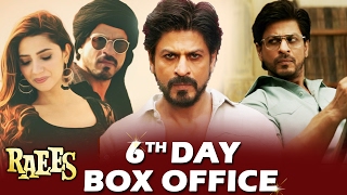 Shahrukh's RAEES 6th DAY BOX OFFICE COLLECTION - STEADY