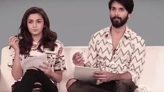 Shahid Kapoor Protects Alia Bhatt when Asked about Sidharth Malhotra