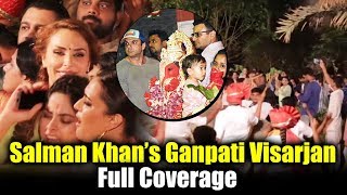 Salman Khan's Ganpati Visarjan | Full HD Video | Grand Miraunuk