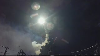 Pentagon video shows US missiles being fired at Syria airbase
