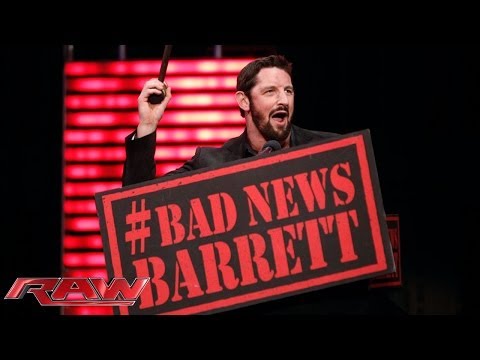 Bad News Barrett's New Year's Toast: Raw, Dec. 30, 2013 - WWE Wrestling Video