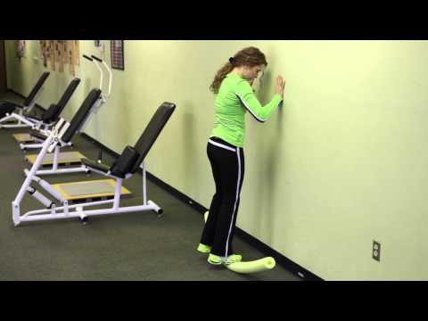 Calf Exercises With a Funnoodle : - Strengthening & Stretching