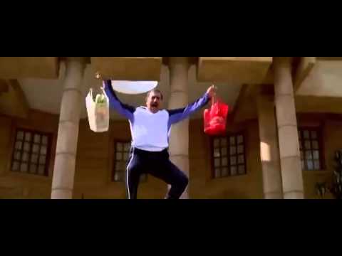 Salman Khan hits Amrish Puri - Mujshe Shaadi Karogi - Bollywood Movie Comedy Scene