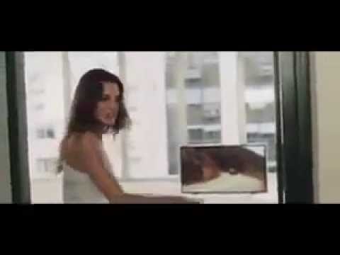 Funny TV commercial of a girl  Samsung TV