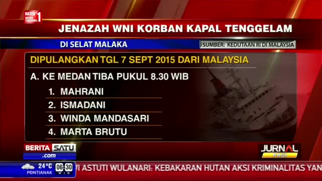 Daftar 6 WNI Korban Kapal Tenggelam di Selangor
