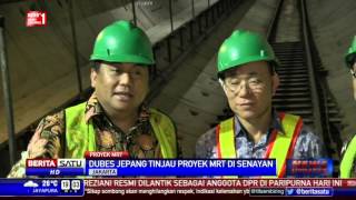 Dubes Jepang Tinjau Proyek MRT di Senayan