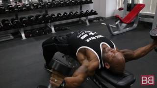 How to- Flat Dumbell CHEST Fly with Fred BIGGIE Smalls (Pro Series)