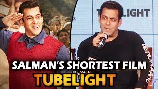 Salman Khan OPENS On Why Tubelight Is Cut Short By 14 Minutes