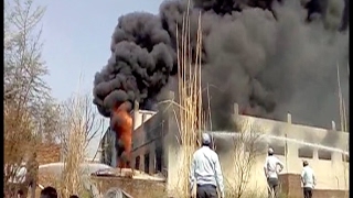 NSJ पॉलीमर कंपनी में लगी भीषण आग, जिंदा जले 2 मजदूर