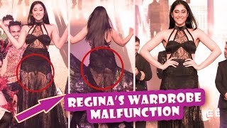 Regina Cassandra's Wardrobe Malfunction At Aankhen 2 Launch Party