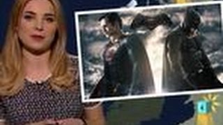 Channel 5 weather girl Sian Welby CRAMS Batman v Superman puns into her SUPER weather forecast