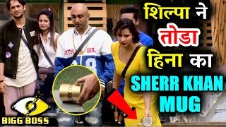 Shilpa Shinde BREAKS Hina Khan's SHERR KHAN MUG In Mean Task | Bigg Boss 11