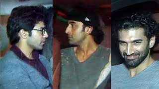 Ranbir Kapoor, Varun Dhawan, Aditya Roy Kapur At Karan Johar's Bash