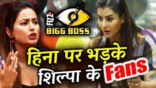 Fans Bash Hina Khan For Comparing Shilpa Shinde To A CALL GIRL | Bigg Boss 11