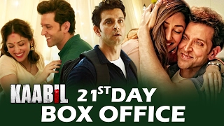 Hrithik's KAABIL - 21th DAY BOX OFFICE COLLECTION - STEADY