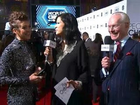 40th Annual People's Choice Awards - Red Carpet Interview- Nina Dobrev