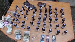 नशे की खेप के साथ 3 गिरफ्तार, 1 लाख रुपए-3 मोबाइल जब्त