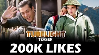 Salman's Tubelight Teaser CREATES Fastest 200K Likes Record