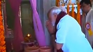PM Modi offers prayers at Varanasi's Garhwaghat Ashram