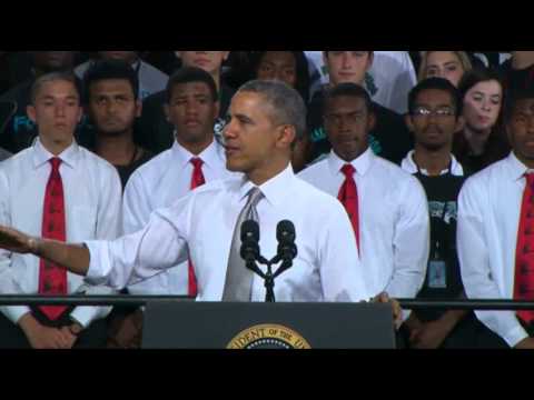 Obama Urges Students to File Financial Aid Form News Video