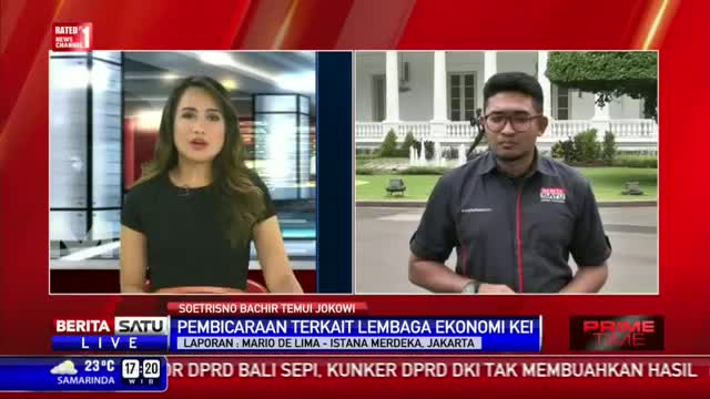 Soetrisno Bachir Temui Jokowi di Istana